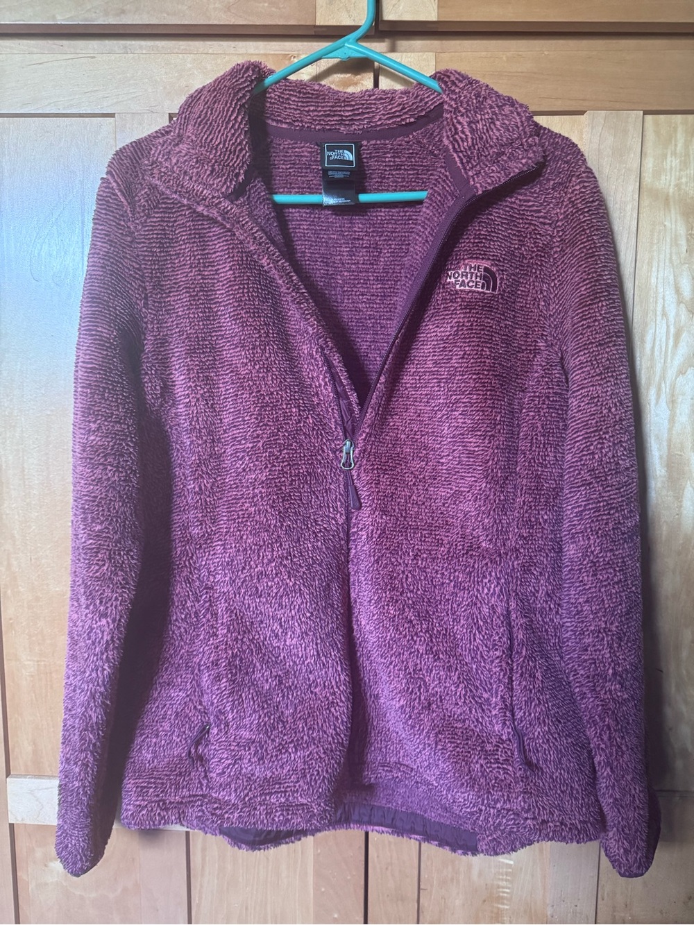 The North Face Cozy Plush Zip Jacket - Deep Berry